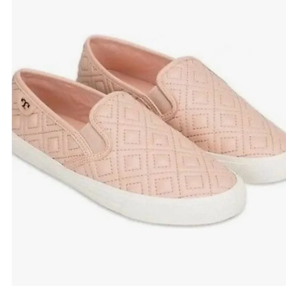 Tory Burch Pink Quilted Sneakers